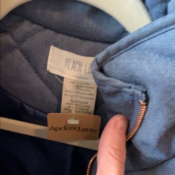 NWT Peach love vest- great for fall - Picture 2 of 3